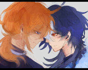 art trade - 2x simple colour headshot !